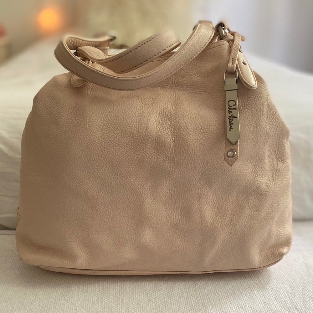 Pink Leather Cole Haan Slouchy Tote